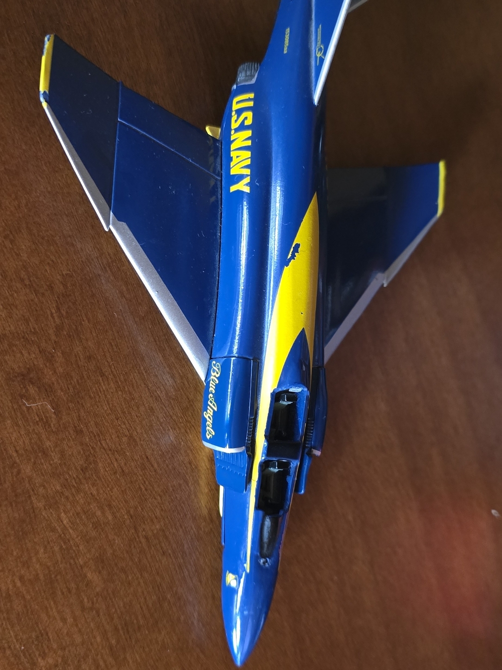 McDonnell Douglas F-4J Phantom II Diecast Model
USN Blue Angels, #5 Broken
